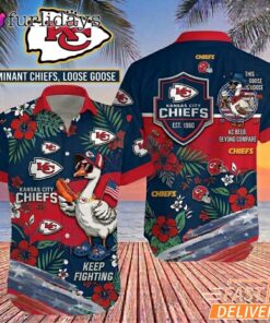Kansas City Chiefs Funny Goose Hawaiian Shirt
