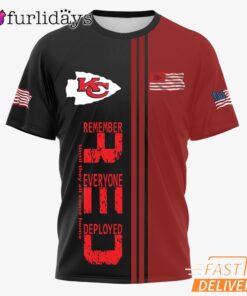 Kansas City Chiefs Remember Everyone Deployed Limited T-Shirt