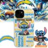 Los Angeles Chargers Stitch Custom Name Phone Case
