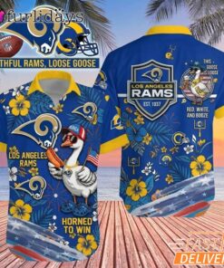 Los Angeles Rams Funny Goose Hawaiian Shirt