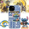 Los Angeles Rams Stitch Custom Name Phone Case