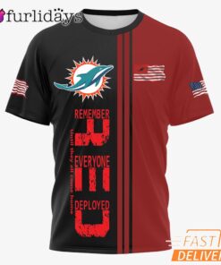 Miami Dolphins Remember Everyone Deployed Limited T-Shirt