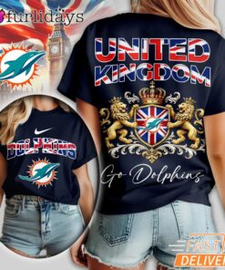 Miami Dolphins United Kingdom Game T-Shirt