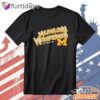 Michigan Wolverines Basketball Script Logo T-Shirt