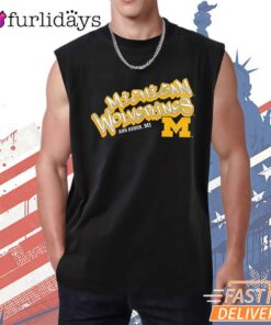 Michigan Wolverines Basketball Script Logo T-Shirt