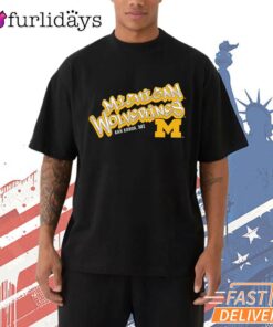 Michigan Wolverines Basketball Script Logo T-Shirt