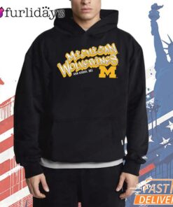 Michigan Wolverines Basketball Script Logo T-Shirt