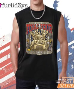 Michigan Wolverines Final Four 2026 Vintage Graphic NCAA T-Shirt