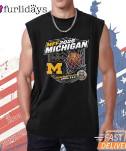 Michigan Wolverines MFF 2026 Basketball Logo NCAA T-Shirt