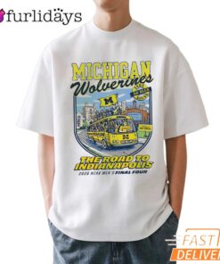 Michigan Wolverines The Road to Indianapolis 2026 T-Shirt