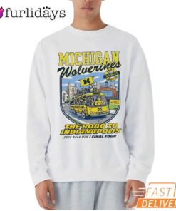 Michigan Wolverines The Road to Indianapolis 2026 T-Shirt