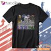 Minnesota Sports Teams Skyline Vikings Timberwolves Twins Wild T-Shirt