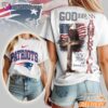 New England Patriots God Bless America 250 Year Of Freedom T-Shirt