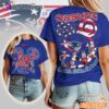 New England Patriots Mickey Mouse America 250th Anniversary Patriotic T-Shirt
