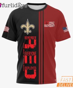 New Orleans Saints Remember Everyone Deployed Limited T-Shirt
