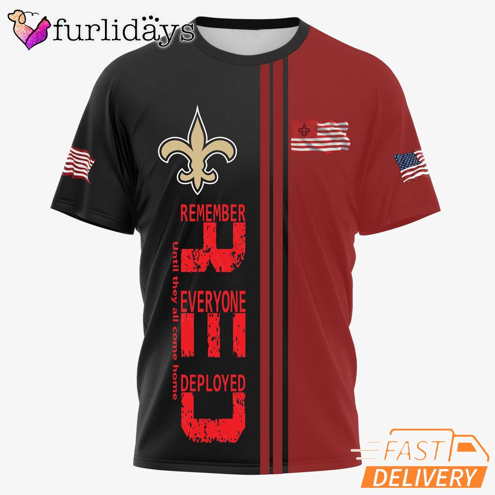 New Orleans Saints Remember Everyone Deployed Limited T-Shirt New Orleans Saints Remember Everyone Deployed Limited T-Shirt