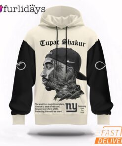 New York Giants Tupac Shakur Celebrating Earth Day 2026 Hoodie