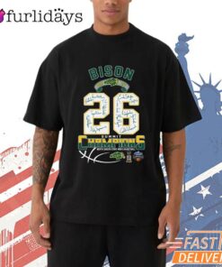 North Dakota State Bison 2026 NCAA Basketball Champions Fan T-Shirt