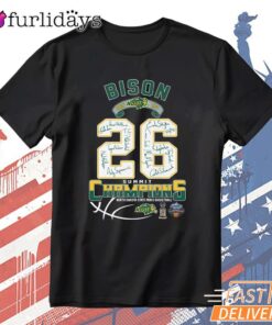 North Dakota State Bison 2026 NCAA Basketball Champions Fan T-Shirt