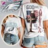 Philadelphia Eagles God Bless America 250 Year Of Freedom T-Shirt