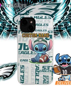 Philadelphia Eagles Stitch Custom Name Phone Case