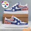 Pittsburgh Steelers USA Flag Custom Air Force 1 Sneakers 250 Years Shoes