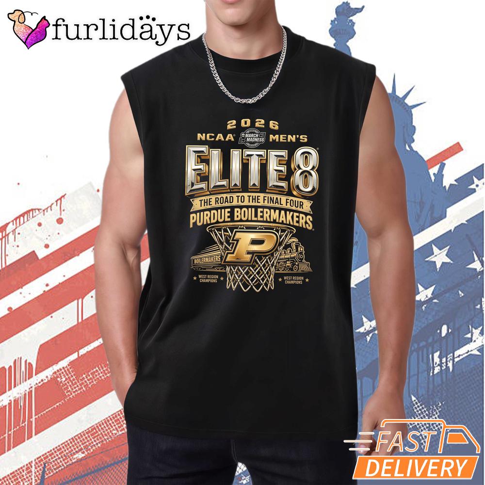 Purdue Boilermakers 2026 Elite 8 NCAA March Madness Basketball T-Shirt Purdue Boilermakers 2026 Elite 8 NCAA March Madness Basketball T-Shirt