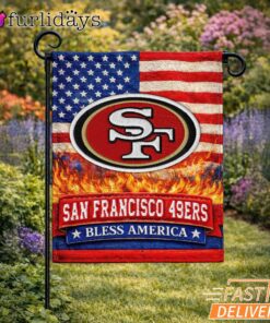 San Francisco 49ers Bless America Land That I Love Flag
