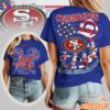 San Francisco 49ers Mickey Mouse America 250th Anniversary Patriotic T-Shirt