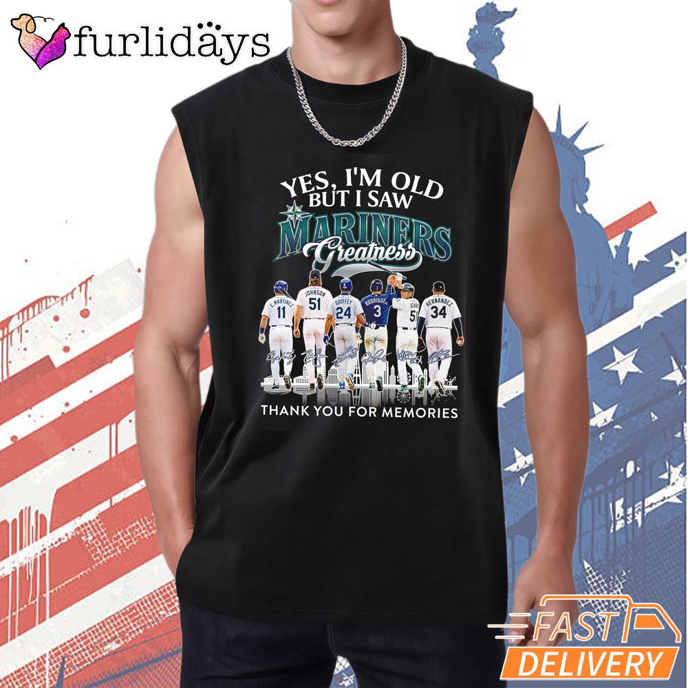 Seattle Mariners Thank You For The Memories Signatures Fan T-Shirt Seattle Mariners Thank You For The Memories Signatures Fan T-Shirt