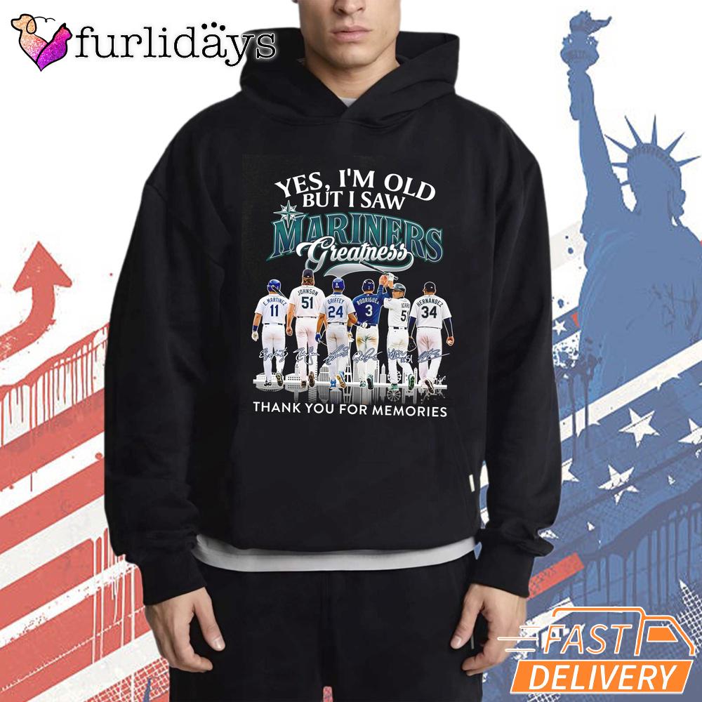 Seattle Mariners Thank You For The Memories Signatures Fan T-Shirt Seattle Mariners Thank You For The Memories Signatures Fan T-Shirt