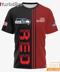 Seattle Seahawks Remember Everyone Deployed Limited T-Shirt