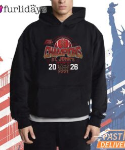 St John's Red Storm 2026 Big East Tournament Champions T-Shirt