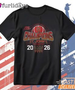 St John's Red Storm 2026 Big East Tournament Champions T-Shirt