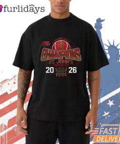 St John's Red Storm 2026 Big East Tournament Champions T-Shirt