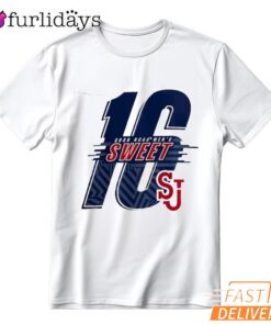 St. John's Red Storm 2026 Men's March Madness Sweet 16 T-Shirt