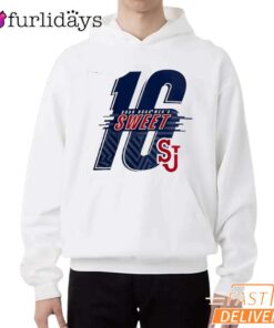 St. John's Red Storm 2026 Men's March Madness Sweet 16 T-Shirt