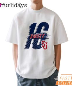 St. John's Red Storm 2026 Men's March Madness Sweet 16 T-Shirt