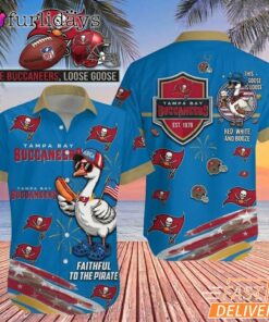 Tampa Bay Buccaneers Funny Goose Hawaiian Shirt