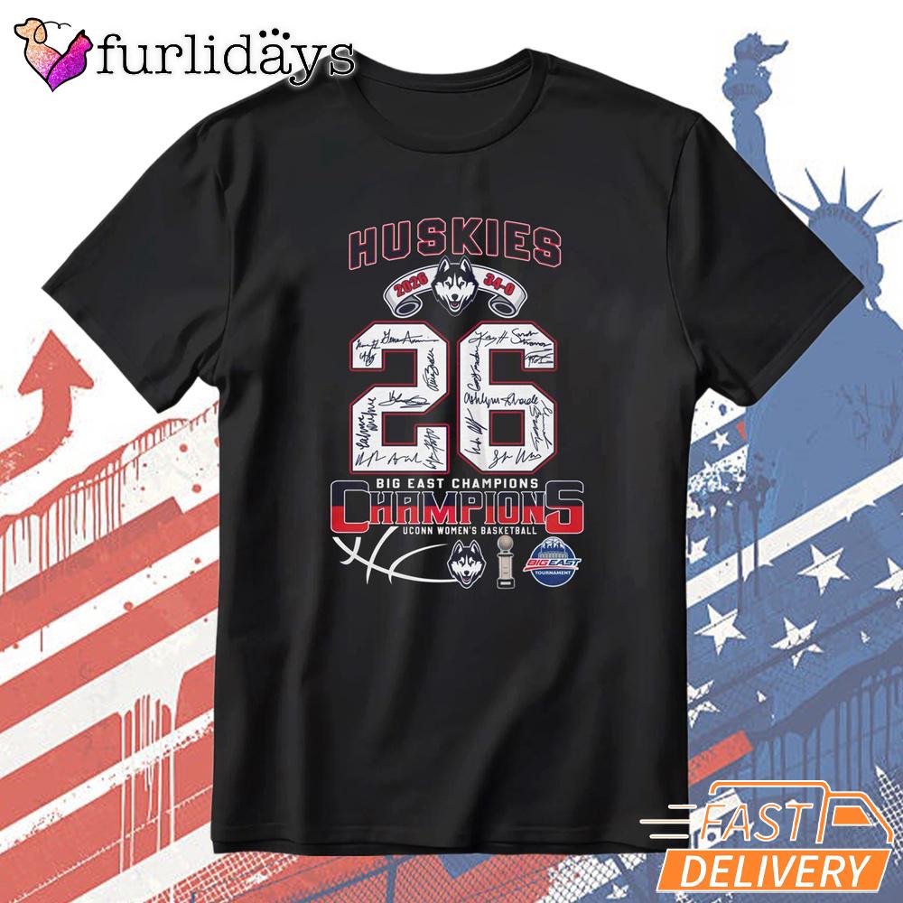 UConn Huskies 26 Champions NCAA Basketball T-Shirt UConn Huskies 26 Champions NCAA Basketball T-Shirt