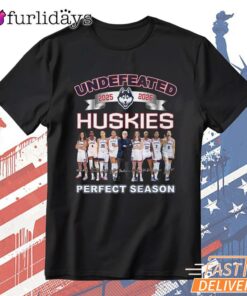 UConn Huskies Perfect Season Undefeated NCAA Basketball Champions T-Shirt