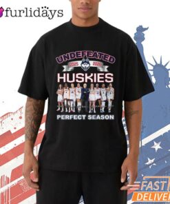 UConn Huskies Perfect Season Undefeated NCAA Basketball Champions T-Shirt