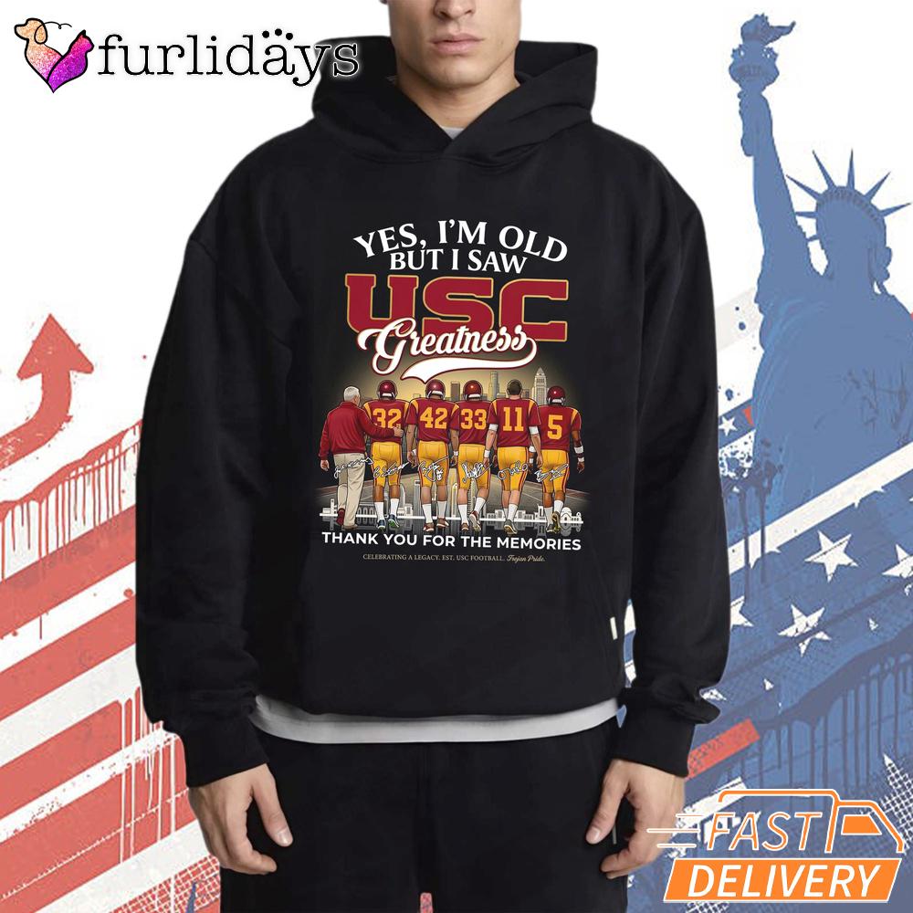 USC Trojans Thank You Memories Coach Players Signatures Fan T-Shirt USC Trojans Thank You Memories Coach Players Signatures Fan T-Shirt