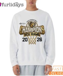 VCU Rams 2026 A-10 Basketball Tournament Champions T-Shirt