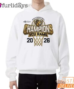 VCU Rams 2026 A-10 Basketball Tournament Champions T-Shirt