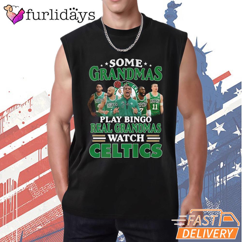 Boston Celtics Grandmas Play Bingo Watch Celtics Funny T-Shirt Boston Celtics Grandmas Play Bingo Watch Celtics Funny T-Shirt