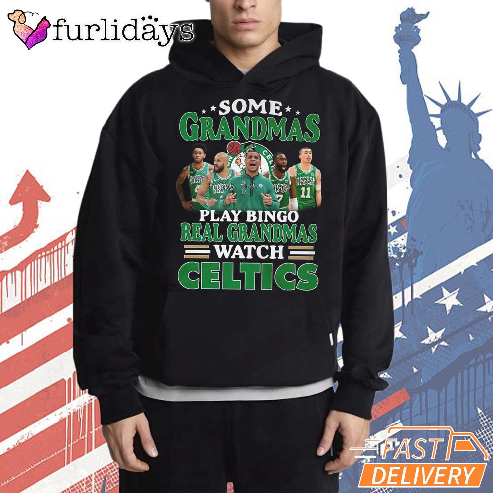 Boston Celtics Grandmas Play Bingo Watch Celtics Funny T-Shirt Boston Celtics Grandmas Play Bingo Watch Celtics Funny T-Shirt