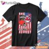 Cleveland Guardians American Flag Baseball Fan Graphic T-Shirt
