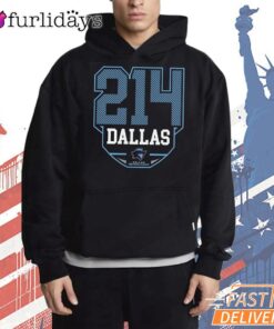Dallas Renegades 214 Area Code Football Fan T-Shirt