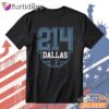Dallas Renegades 214 Area Code Football Fan T-Shirt